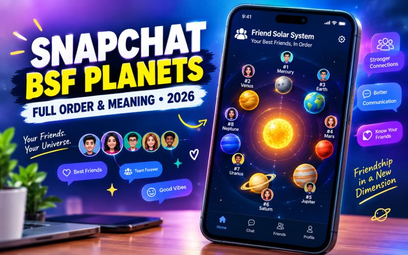 Snapchat BSF Planets: Full Order, Meaning, and How the Friend Solar System Works in 2026